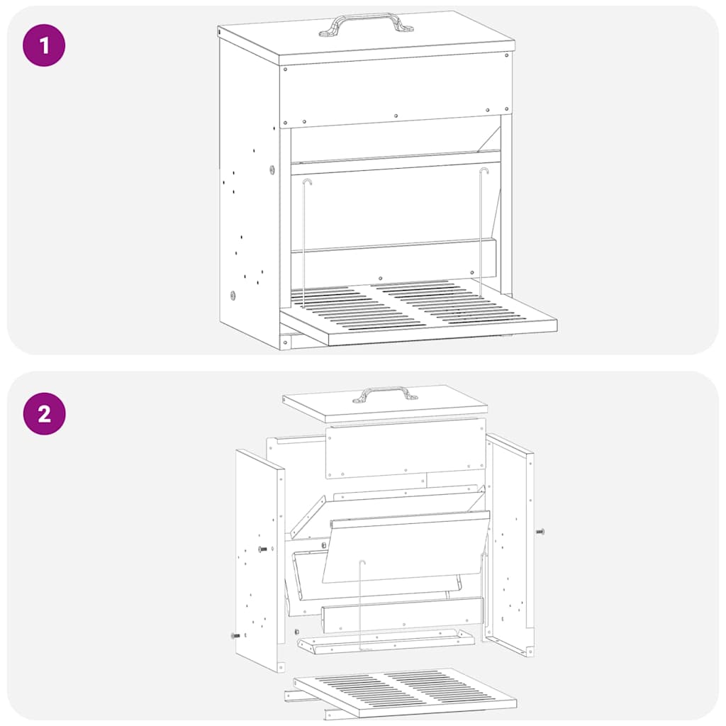 Kana rattasöötja Küpset roheline 25 x 42 x 40 cm - Image 8