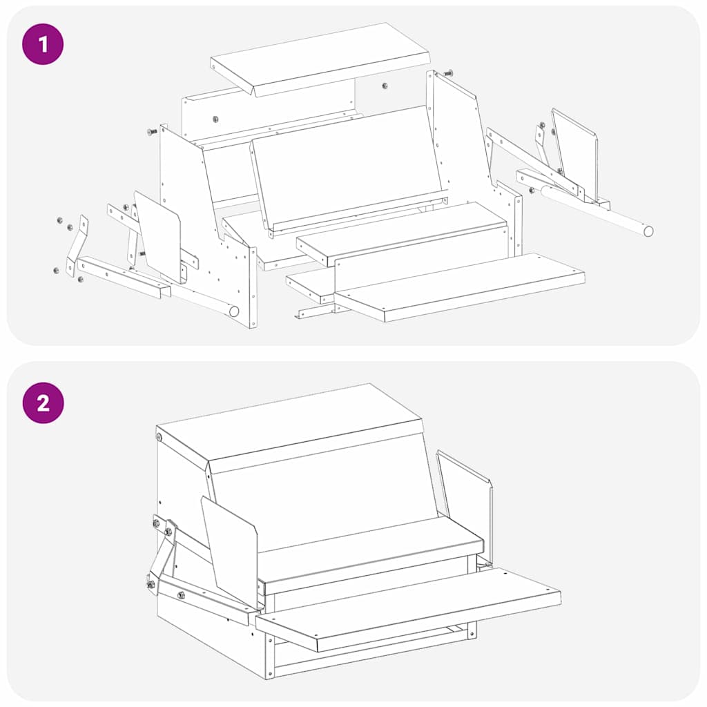 Kippen Treadle Voeder Zwart 50 x 40 x 29 cm Koudgewalst Staal image 12