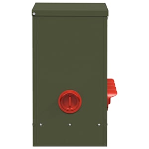 Krmítko pro slepice 2 pcs Olivově zelená 60,5 x 29 x 51 cm - obrázek 6