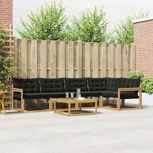 Zunanja garnitura za sedenje 6 pcs