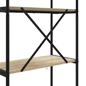 Knihovna Sonoma dub 80 x 30 x 183 cm Kompozitní dřevo - obrázek 9