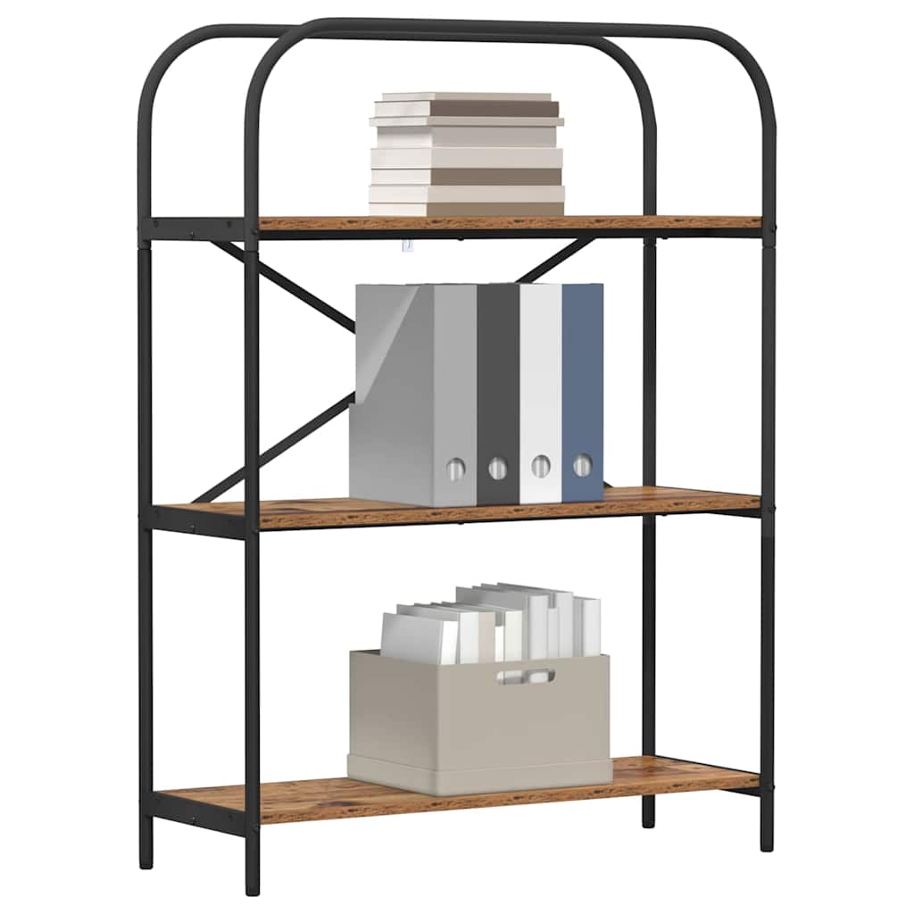 vidaXL Boekenkast Oud hout 80 x 30 x 109 cm Bewerkt hout