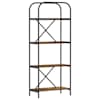 vidaXL Raamatukapp 4 tasandit 60 x 30 x 146 cm Tehispuit