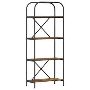 vidaXL Raamatukapp 4 tasandit 60 x 30 x 146 cm Tehispuit