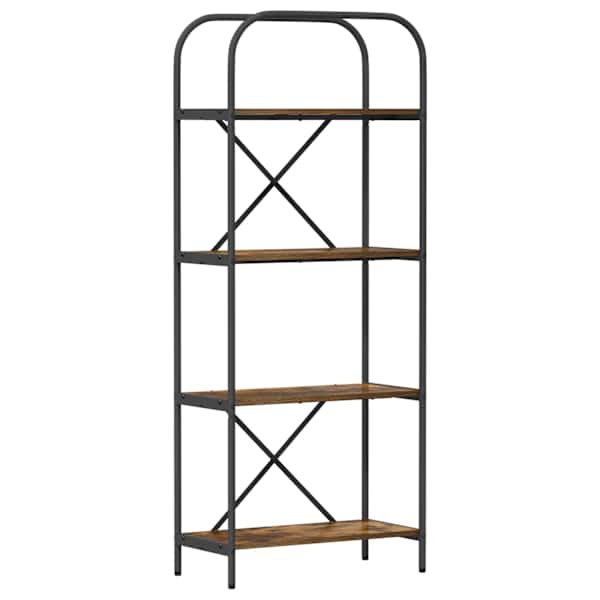 vidaXL Raamatukapp 4 tasandit 60 x 30 x 146 cm Tehispuit