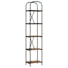 vidaXL Raamatukapp 5 tasandit 40 x 30 x 183 cm Tehispuit