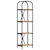 vidaXL Raamatukapp 4 tasandit 40 x 30 x 146 cm Tehispuit K&auml;sit&ouml;&ouml;puu