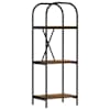 vidaXL Raamatukapp 3 tasandit 40 x 30 x 109 cm Tehispuit