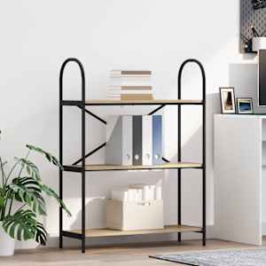 Knjižna polica Sonoma hrast 80 x 30 x 109 cm Konstruiran les