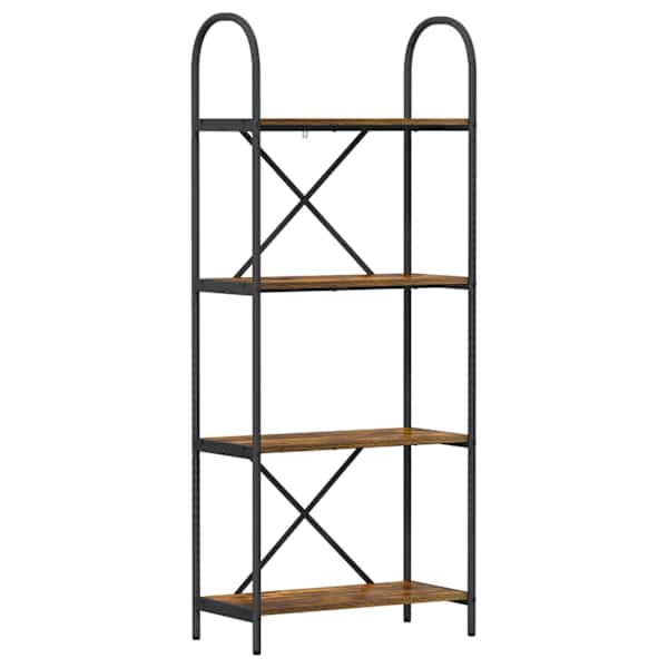 vidaXL Raamatukapp 4 tasandit 60 x 30 x 146 cm Tehispuit