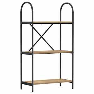 Knihovna Artisanový dub 60 x 30 x 109 cm Kompozitní dřevo - obrázek 2