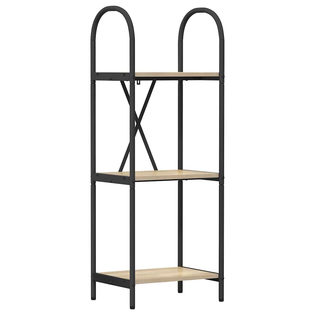 Bogreol Sonoma-eg 40 x 30 x 109 cm Konstrueret træ 2 8721288821768 wbg an m en hd 1