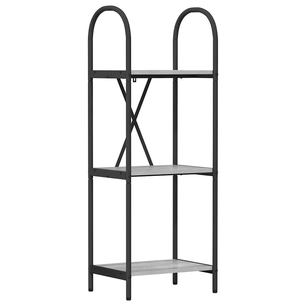 Thumbnail - vidaXL Regal Grau Sonoma 40 x 30 x 109 cm Holzwerkstoff