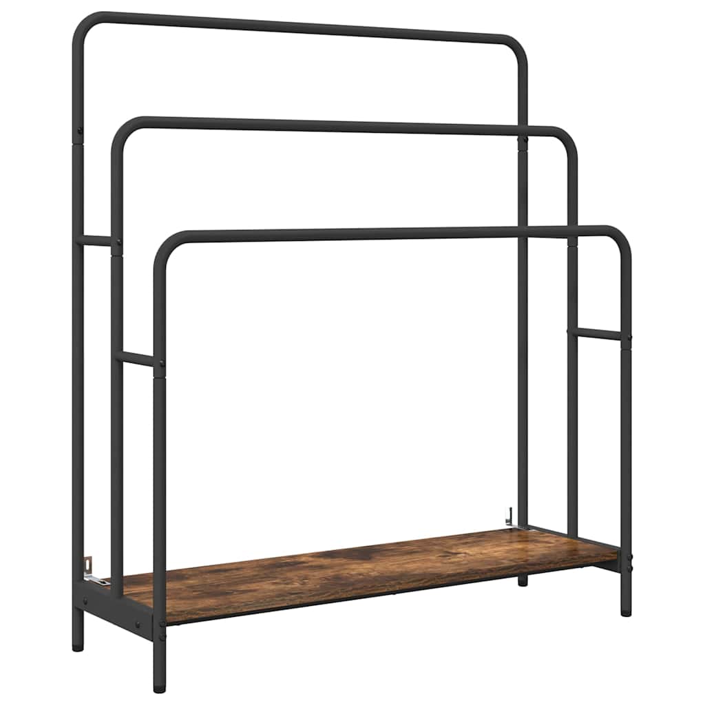 Vaaterippsin hyllyllä Savutammi 90 x 30 x 100.5 cm Tekninen puu