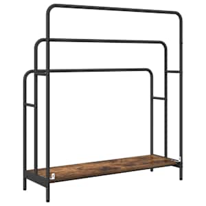 Stojan na oblečení s policí Kouřový dub 90 x 30 x 100,5 cm - obrázek 7