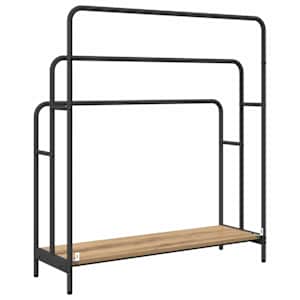 Stojan na oblečení s policí Artisanový dub 90 x 30 x 100,5 cm - obrázek 7