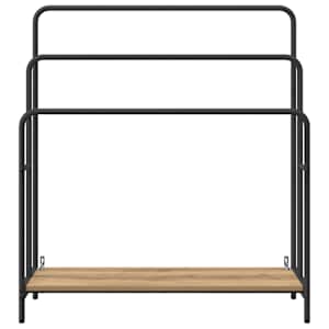 Stojan na oblečení s policí Artisanový dub 90 x 30 x 100,5 cm - obrázek 5