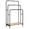 vidaXL Riidepuu riiuliga Sonoma tamm 60 x 30 x 100,5 cm Tehispuit