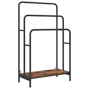 Stojan na oblečení s policí Kouřový dub 60 x 30 x 100,5 cm - obrázek 2