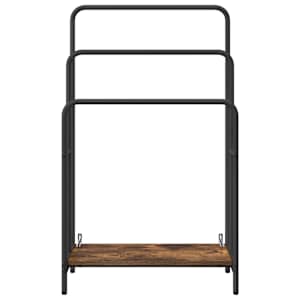 Stojan na oblečení s policí Kouřový dub 60 x 30 x 100,5 cm - obrázek 5