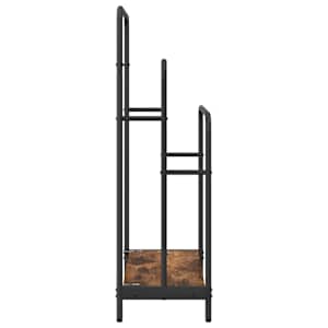 Stojan na oblečení s policí Kouřový dub 60 x 30 x 100,5 cm - obrázek 6