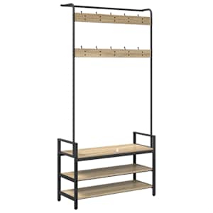 Věšák na kabáty Sonoma dub 95 x 34 x 184 cm Kompozitní dřevo - obrázek 7