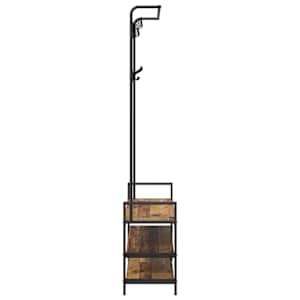 Věšák na kabáty Staré dřevo 95 x 34 x 184 cm Kompozitní dřevo - obrázek 6