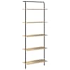 vidaXL Raamatukapp 5 tasandit 60 x 24 x 168 cm Tehispuit Sonoma tamm