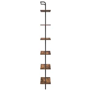 Knihovna Kouřový dub 60 x 24 x 203 cm Kompozitní dřevo - obrázek 6
