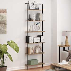 Knihovna Artisanový dub 60 x 24 x 203 cm Kompozitní dřevo - obrázek 4