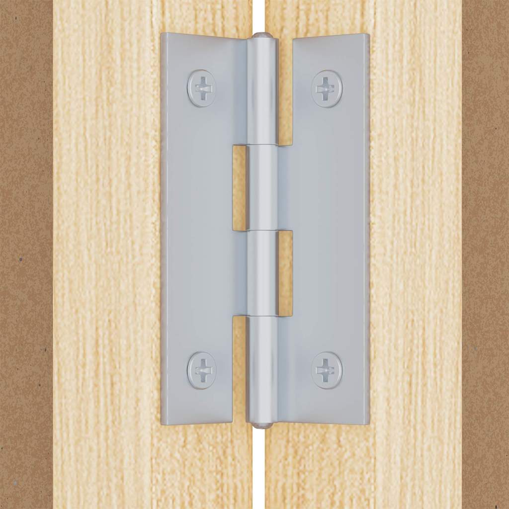 Mágneses fehértábla Fehér 80 x 1.4 x 80 cm Tömör fenyőfa 