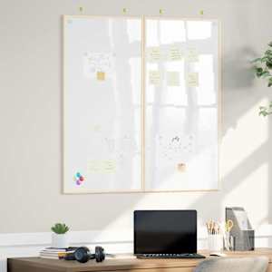 Informační nástenka Bílá 80 x 80 x 1.4 cm - obrázek 1