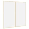 vidaXL Teabepaneel 100 x 100 x 1,4 cm M&auml;nnipuit Valge Kokkupandav
