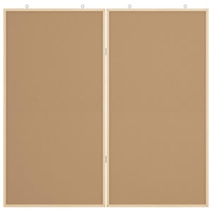 Informační nástenka Bílá 80 x 80 x 1.4 cm - obrázek 6