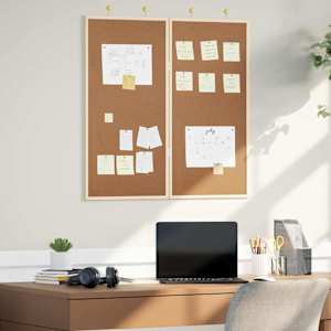 Informační nástenka Hnědá 80 x 80 x 1.4 cm - obrázek 1