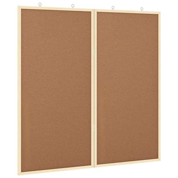 vidaXL Teabepaneel 80 x 80 x 1.4 cm M&auml;nnipuit Pruun Kokkupandav