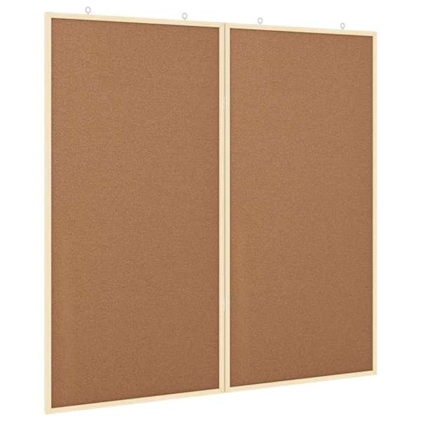 vidaXL Teabepaneel 100 x 100 x 1,4 cm M&auml;nnipuit Pruun Kokkupandav