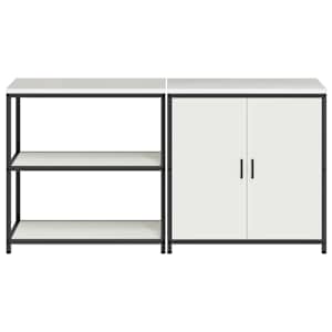 Kuchyňská skladovací sada HATTEM 2 pcs Bílá - obrázek 9