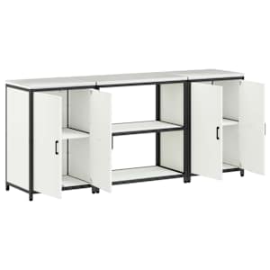 Kuchyňská skladovací sada HATTEM 3 pcs Bílá - obrázek 8