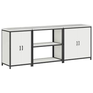 Kuchyňská skladovací sada HATTEM 3 pcs Bílá - obrázek 2