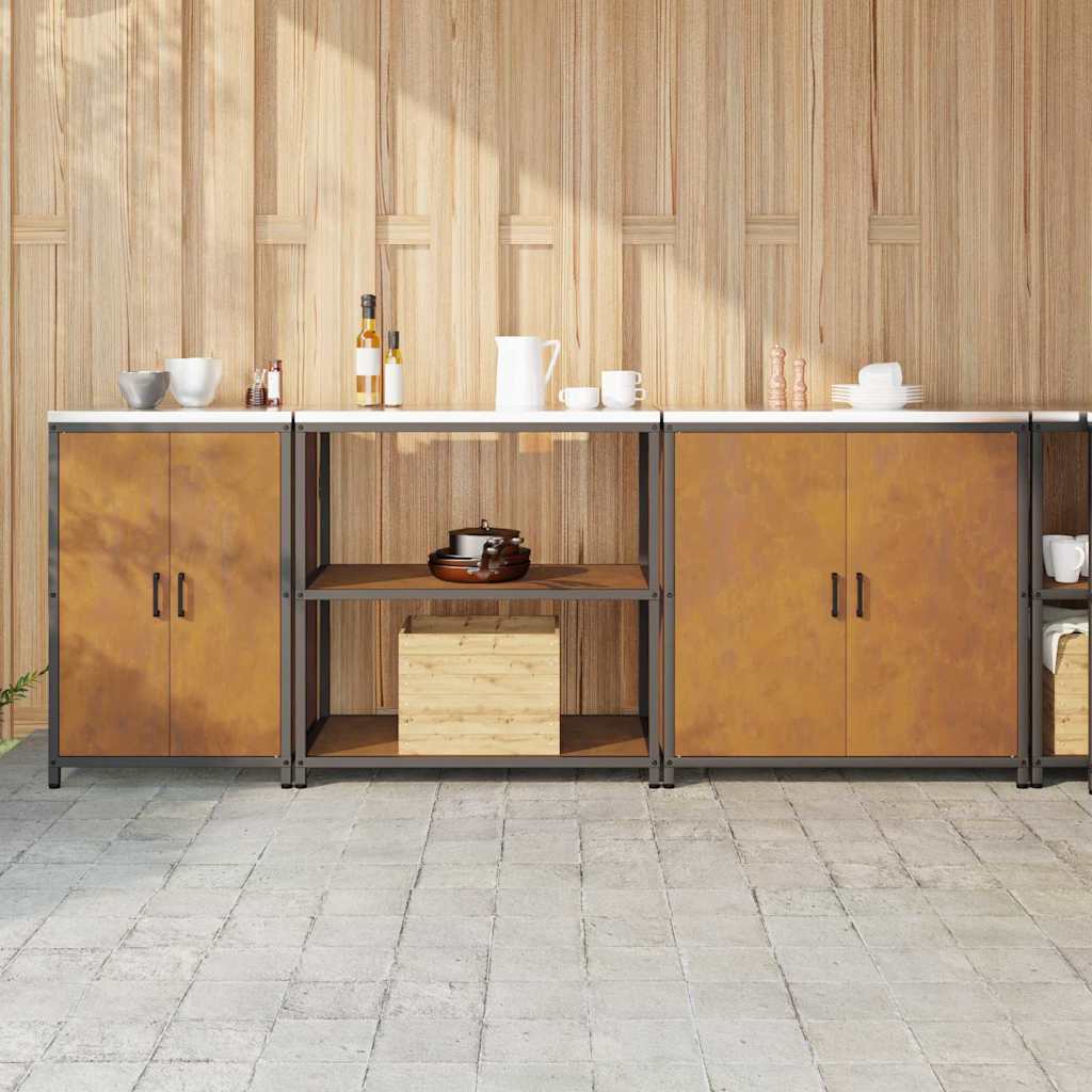 Köögi Ladustamise Komplekt 3 pcs Rooste 210 x 50 x 92 cm