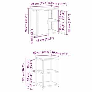 Kuchyňská skladovací sada HATTEM 2 pcs Bílá - obrázek 16