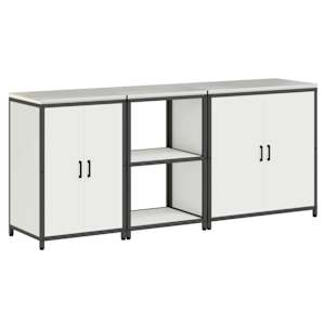 Kuchyňská skladovací sada HATTEM 3 pcs Bílá - obrázek 2