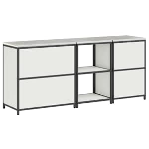 Kuchyňská skladovací sada HATTEM 3 pcs Bílá - obrázek 12