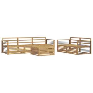 Venkovní pohovková souprava 6 pcs Bílá 79 x 79 x 37 cm - obrázek 2