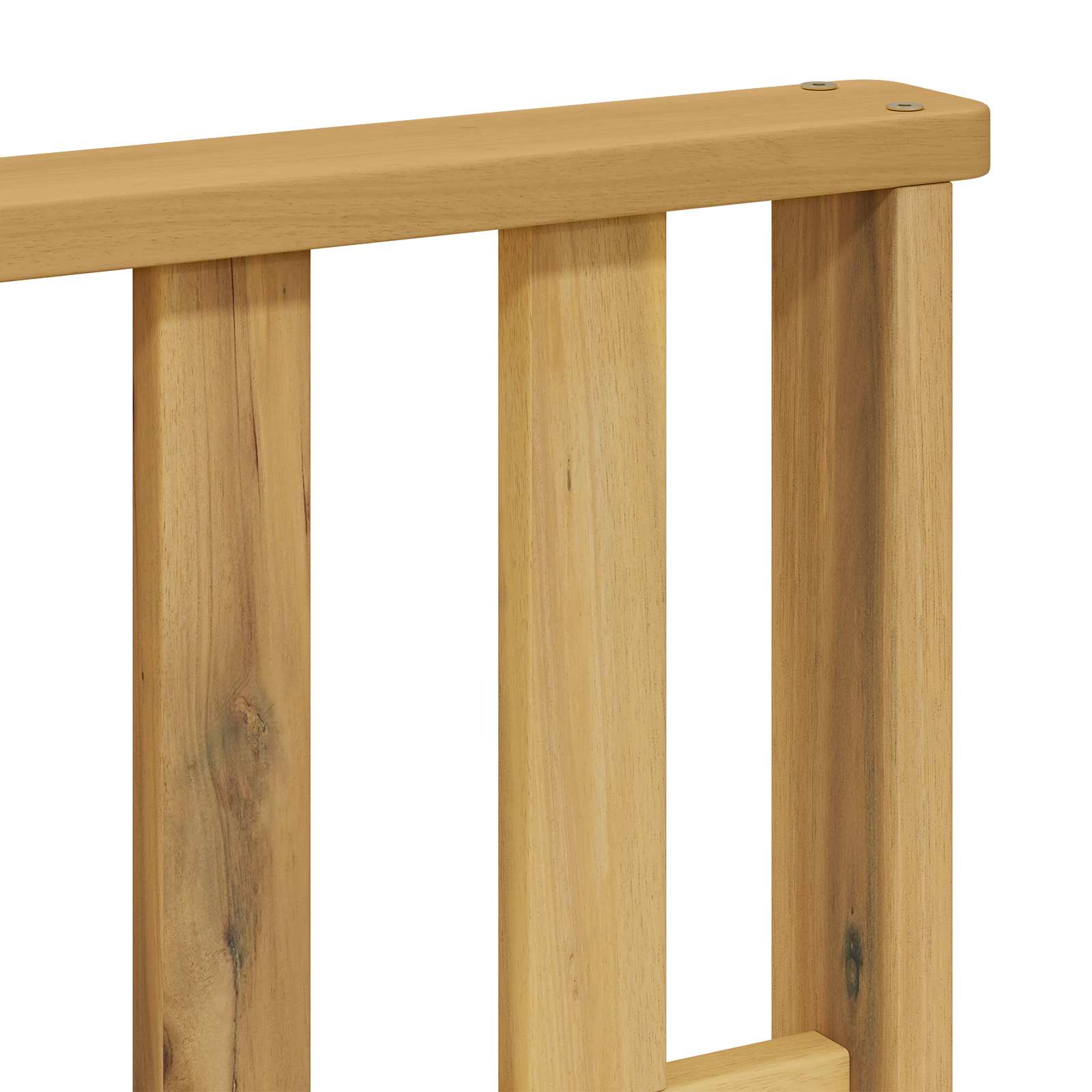 Buiten bankenset 9 pcs Wit en crèmekleurig Massief Acaciahout image 5