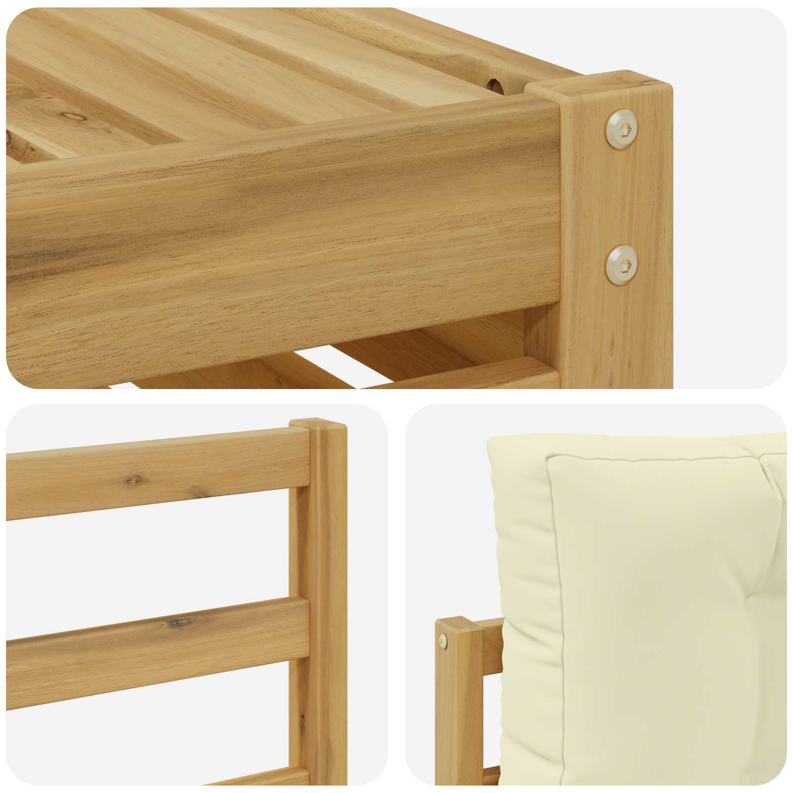 Sofa-Sets Massief Acaciahout image 6