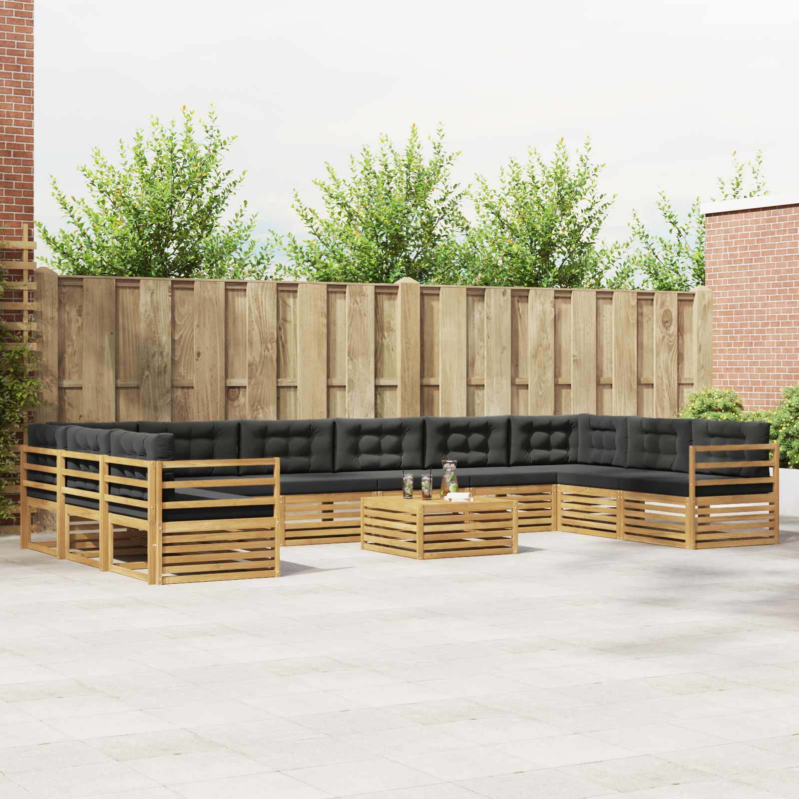 Sofa-Sets Massief Acaciahout image 1