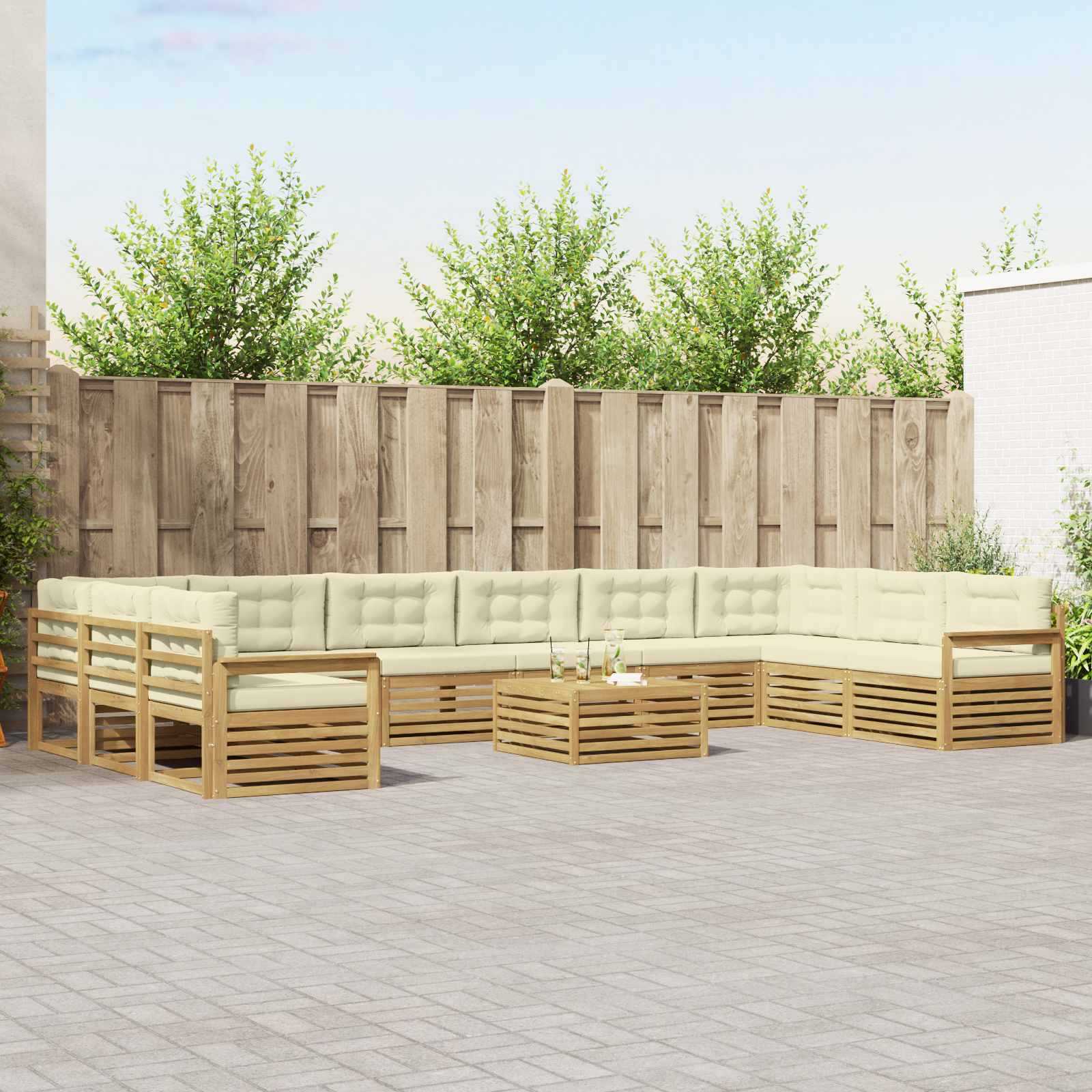 Sofa-Sets Massief Acaciahout image 1