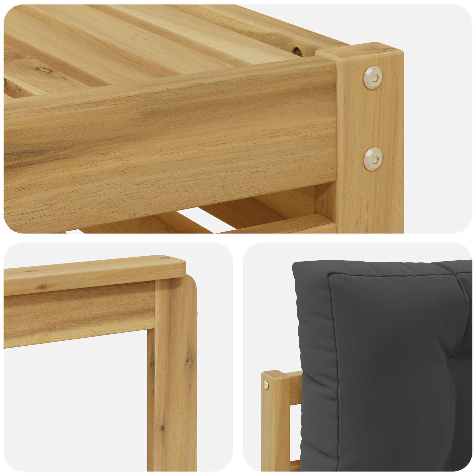 Sofa-Sets Massief Acaciahout image 6